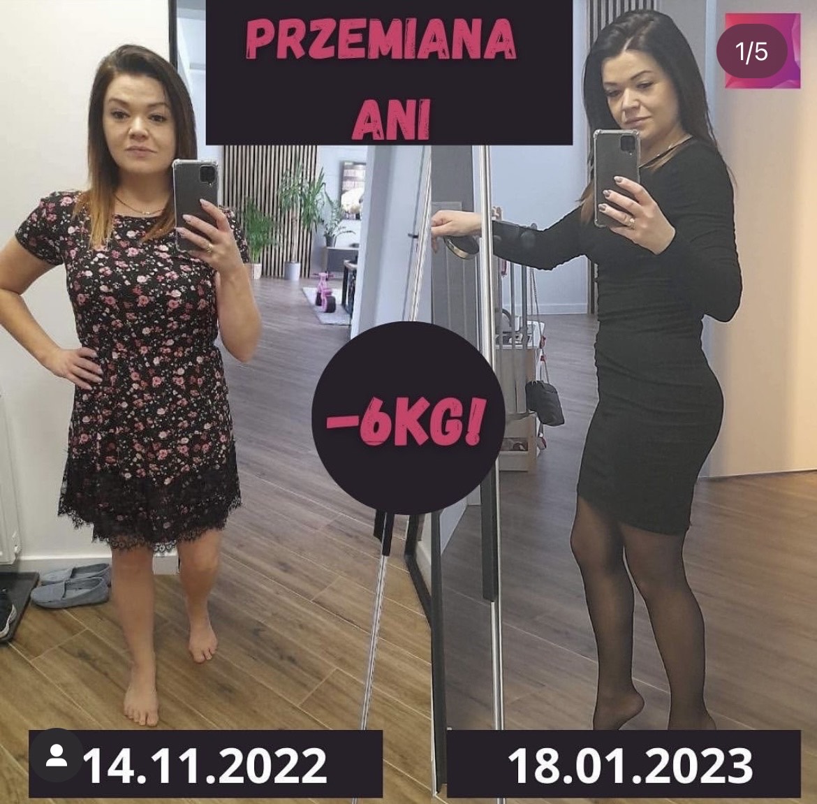 Metamorfoza klientki Magdy Cyg